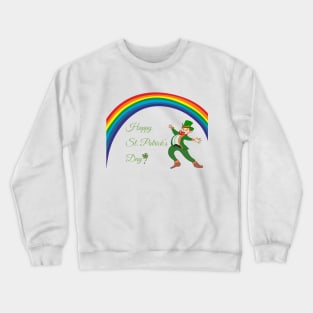 Funny leprechaun Crewneck Sweatshirt